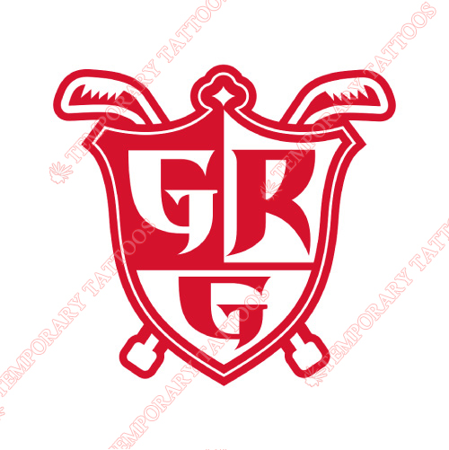 Grand Rapids Griffins Customize Temporary Tattoos Stickers NO.9012